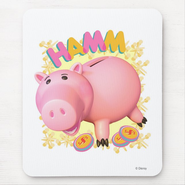 Toy Story's Hamm Mouse Pad (Front)