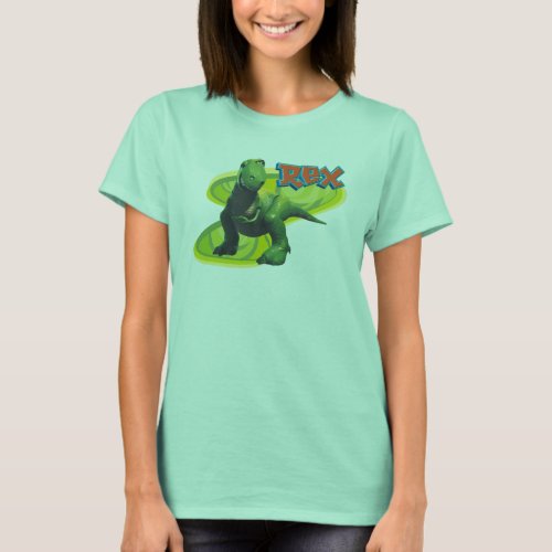 Toy Storys Rex standing with a smiling face T_Shirt