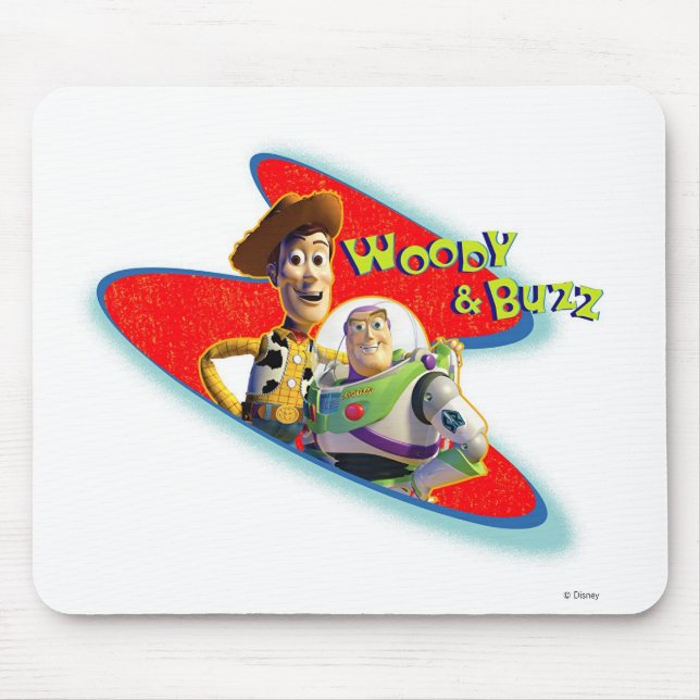Toy Story's Woody and Buzz Mouse Pad (Front)