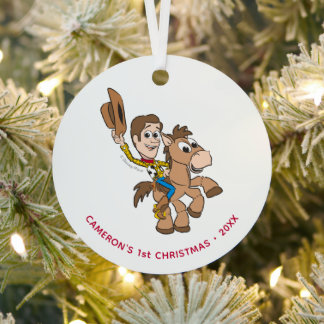 Toy Story's Woody | My First Christmas Metal Ornament