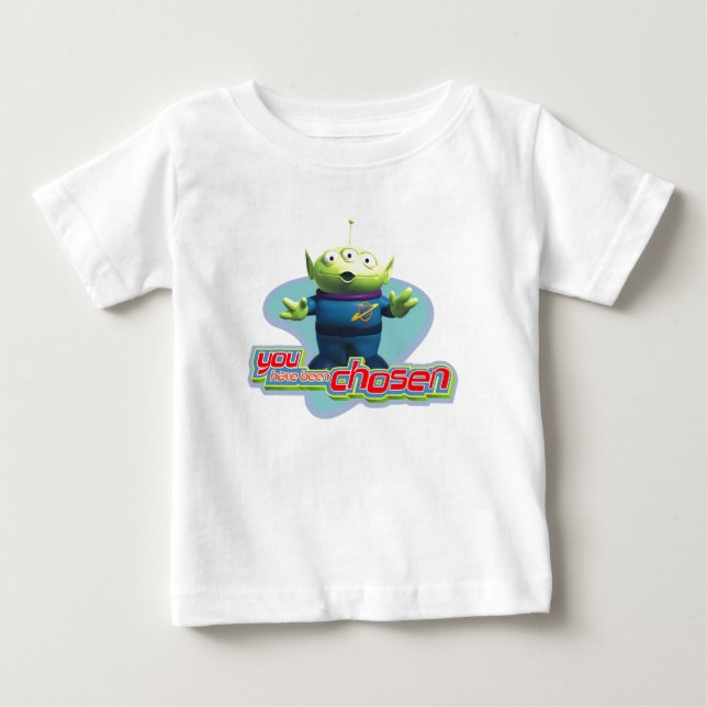 Toy Story's "You have been chosen" Alien Design Baby T-Shirt (Front)