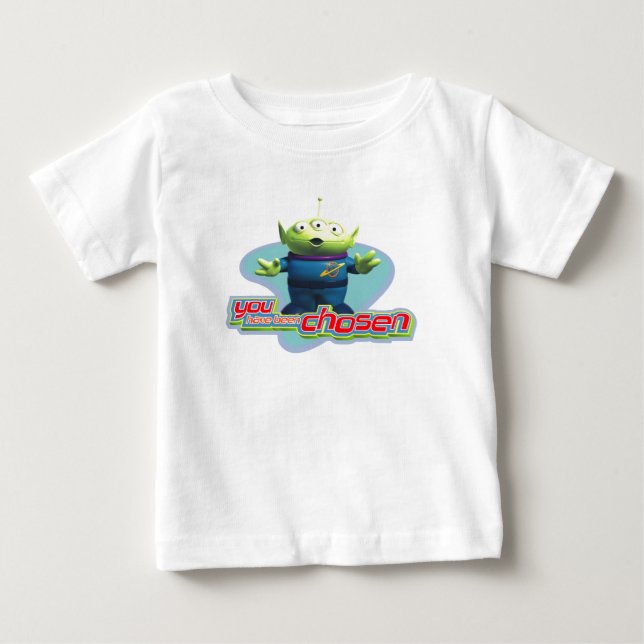 Toy Story's "You have been chosen" Alien Design Baby T-Shirt (Front)