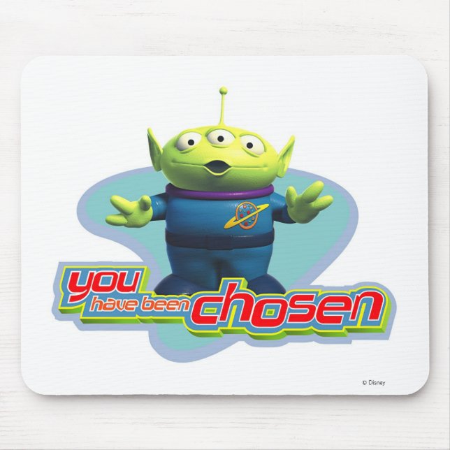 Toy Story's "You have been chosen" Alien Design Mouse Pad (Front)