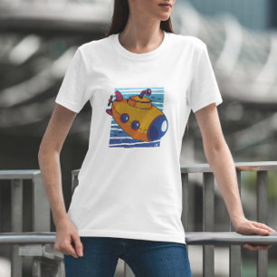 Toy Submarine Ocean Cartoon T-Shirt