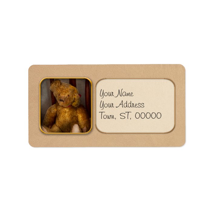 Toy - Teddy Bear - My Teddy Bear Label | Zazzle.com