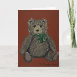 Toy Teddy Holiday Card at Zazzle