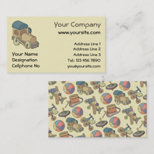 Toy Train Business Card