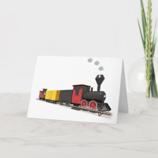 Toy Train card