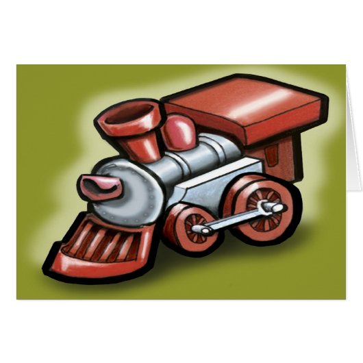 Toy Train Cards (Front Horizontal)