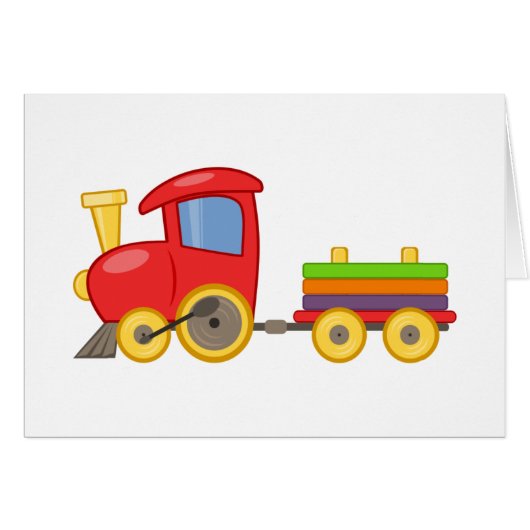 Toy Train Cards (Front Horizontal)