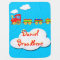 toy train customizable baby blanket blue