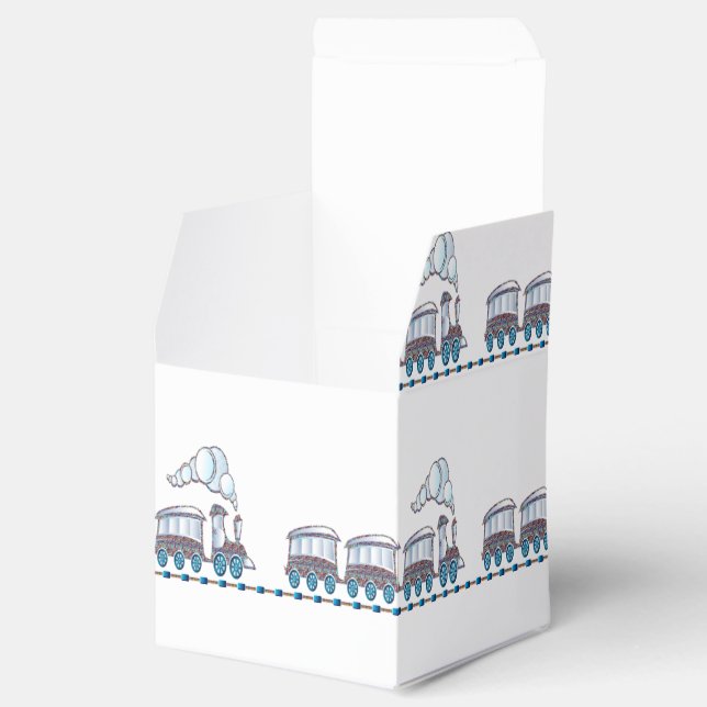 Toy Train Favor Boxes (Opened)