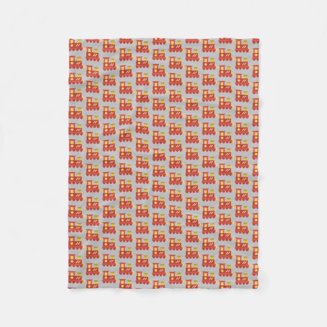 toy train fleece blanket (Front)