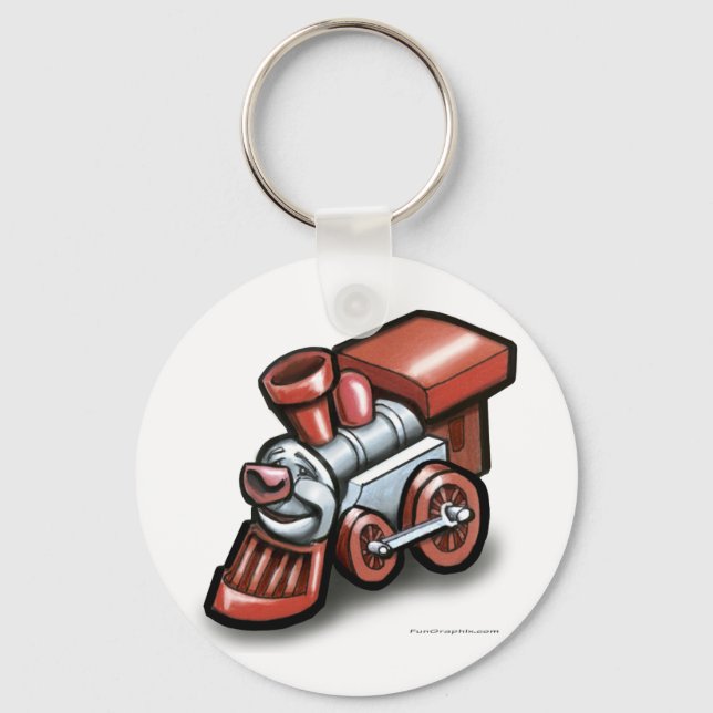 Toy Train Keychain (Front)