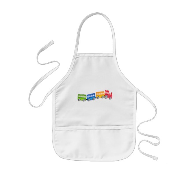Toy Train Kids' Apron (Front)