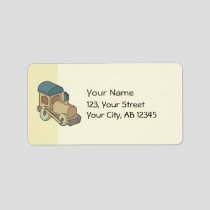 Toy Train Label