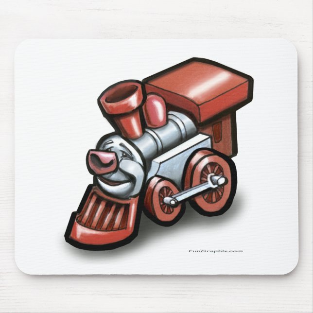 Toy Train Mouse Pad (Front)