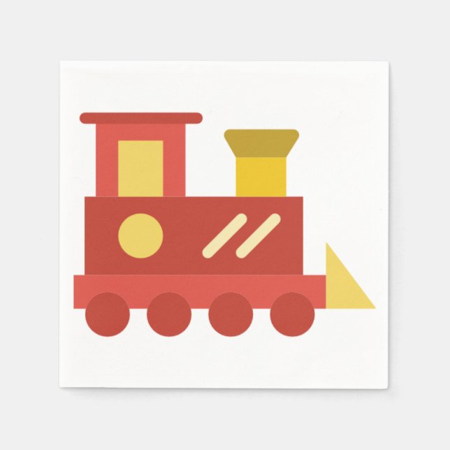 toy train napkins (Front)