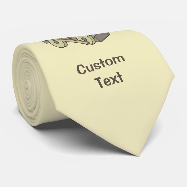 Toy Train Neck Tie (Rolled)