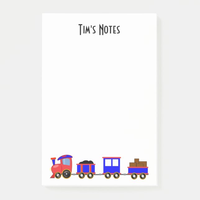 Toy Train Notes (Front)