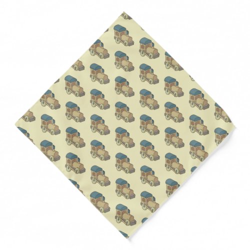 Toy Train Pattern Bandana