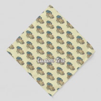 Toy Train Pattern Bandana