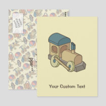 Toy Train Postcard