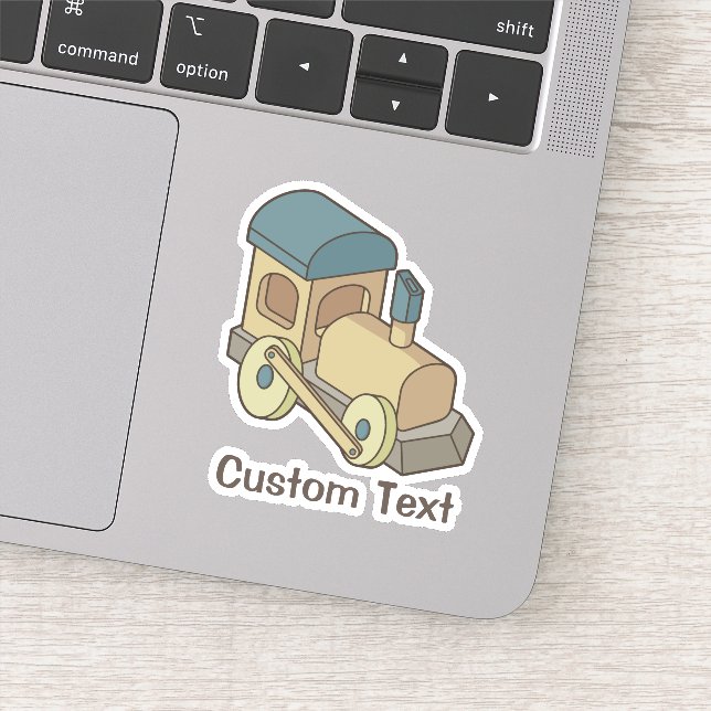 Toy Train Sticker (Detail)