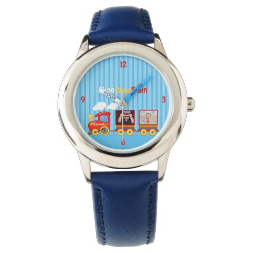 Toy Train Toddler Boys Birthday Blue Watch