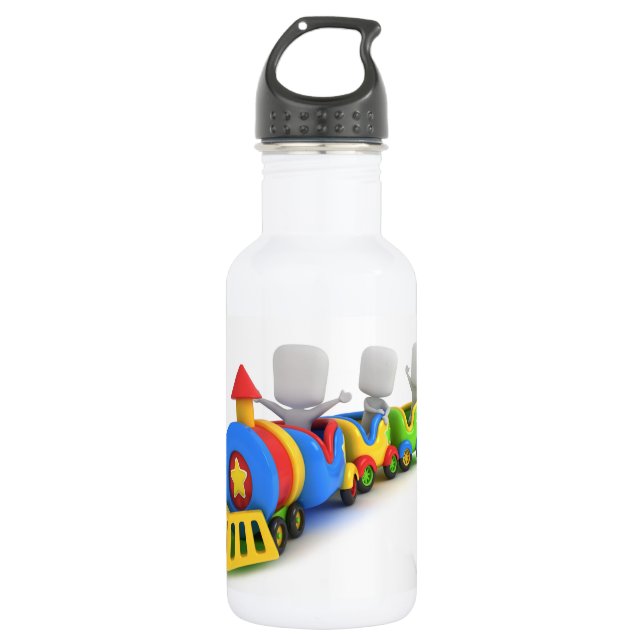 Toy Train Water Bottle (Front)