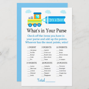 Toy Train What's in your purse game