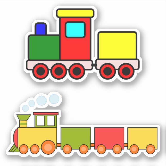 Toy Trains Sticker (Front)