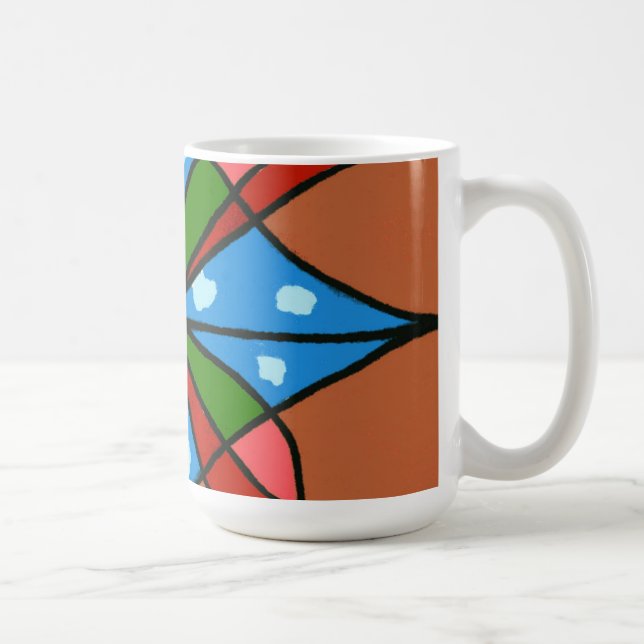 "Toy Windmill" Abstract Design Mug (Right)