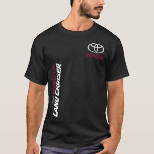 toyato land cruiser toyato black and white car T-Shirt