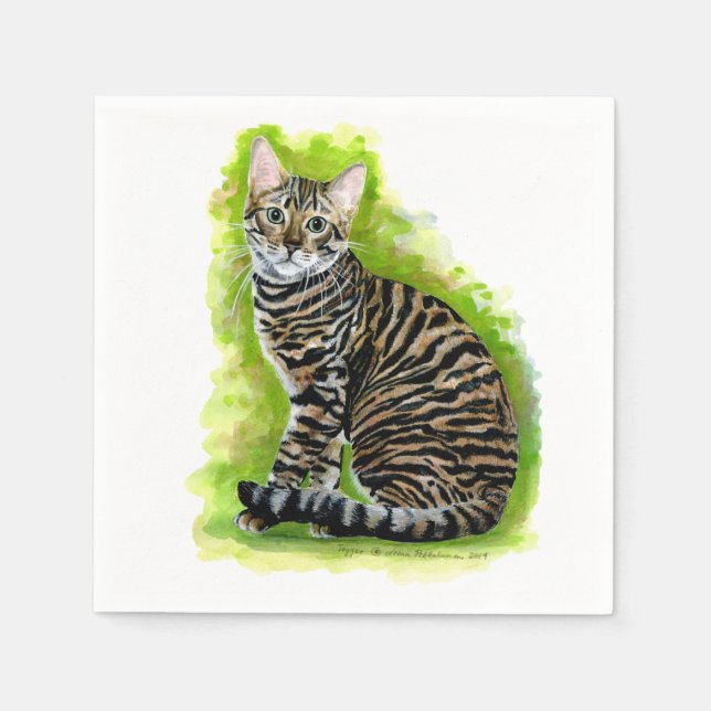 Toyger Paper Napkins (Front)