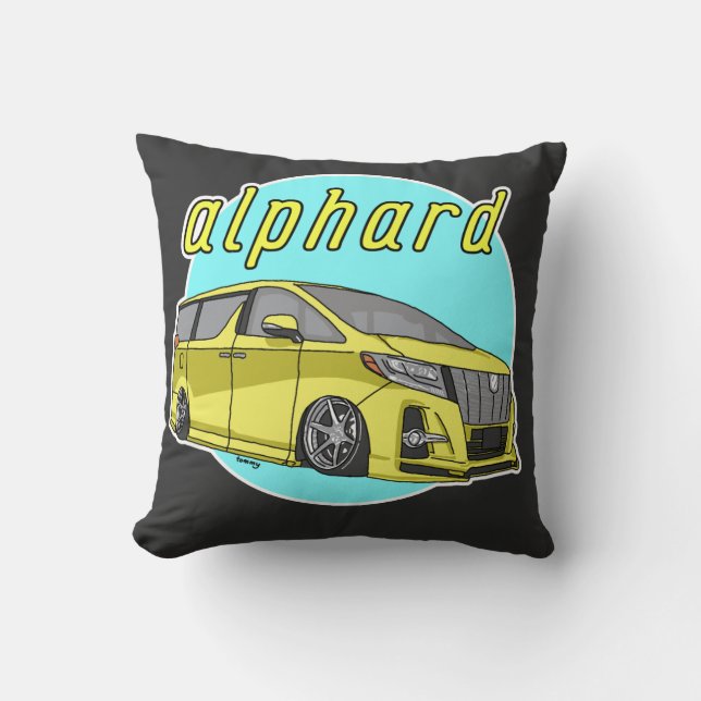 Toyota Alphard - Lowered Throw Pillow (Front)