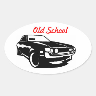 Toyota Celica Old School Oval Sticker