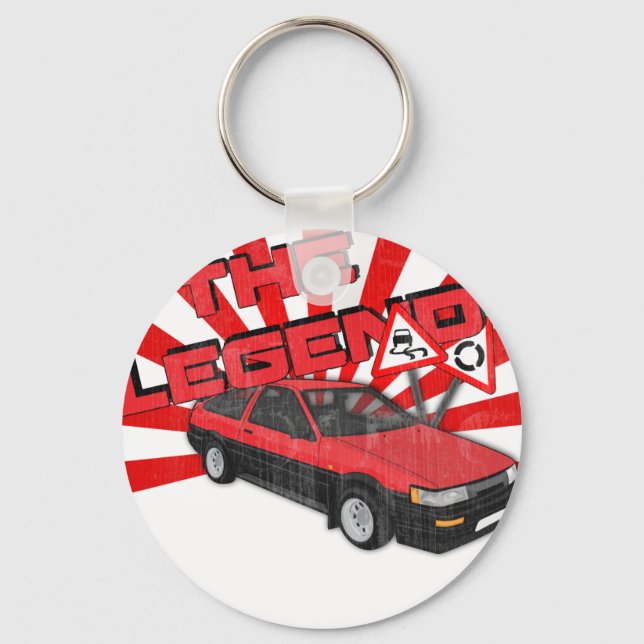 Toyota Corolla AE86 Keychain (Front)