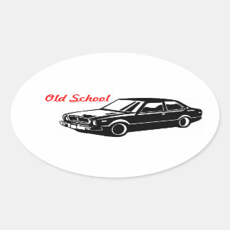 toyota corolla Te31 Old School Oval Sticker