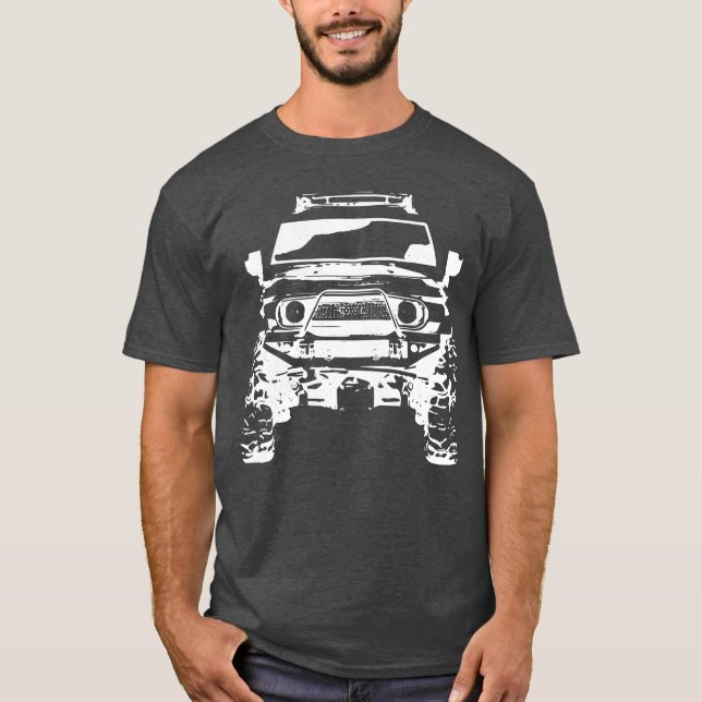 Toyota FJ Cruiser classic japanes car jdm 44 retro T-Shirt (Front)