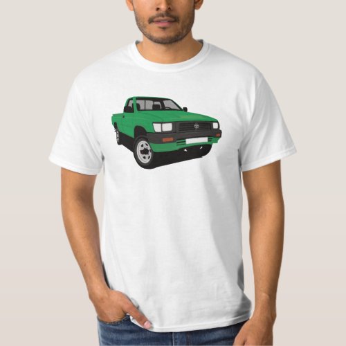 Toyota Hilux pickup _ green _ T_Shirt