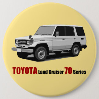 Toyota Land Cruiser 70 Series HZJ77 Pinback Button
