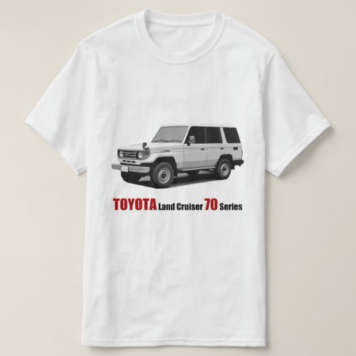 Toyota Land Cruiser 70 Series HZJ77 T_Shirt