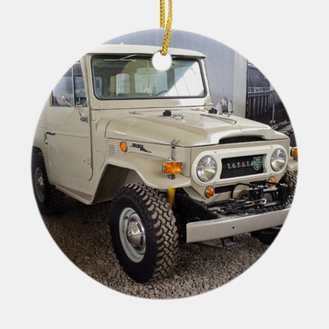 Toyota Land Cruiser BJ40 Ceramic Ornament (Front)