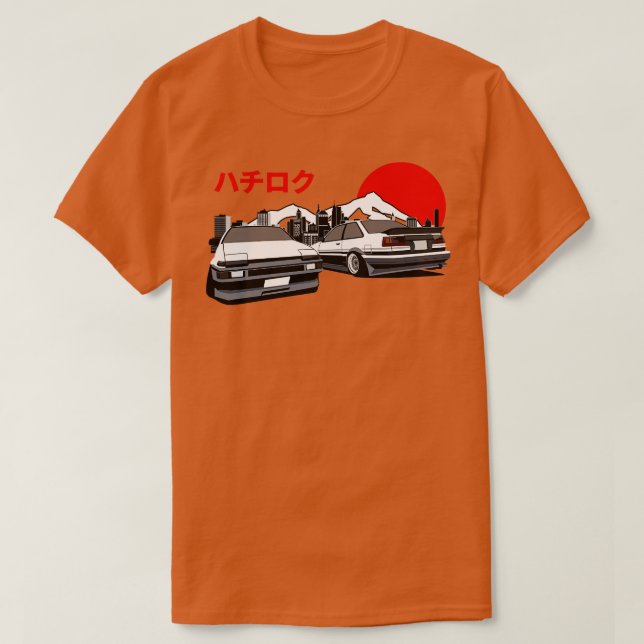 Toyota Levin AE86 19831987 Retro Style T-Shirt (Design Front)