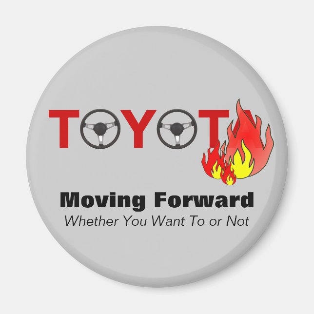 Toyota: Moving Forward Magnet (Front)
