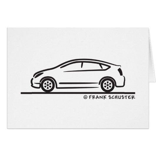 Toyota Prius Cards (Front Horizontal)
