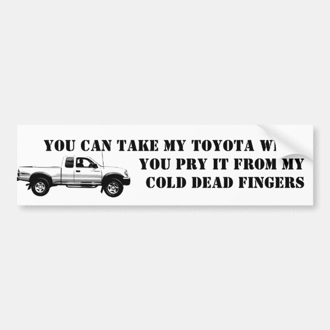 Toyota Recall truck Bumper Sticker (Front)