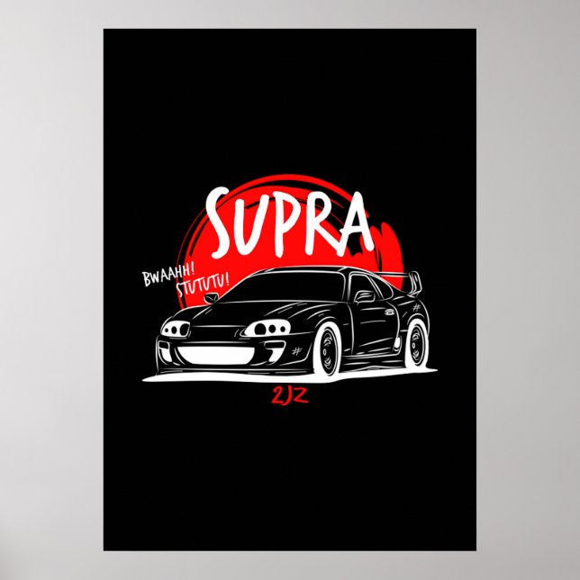 Toyota Supra Mk4 Poster (Front)