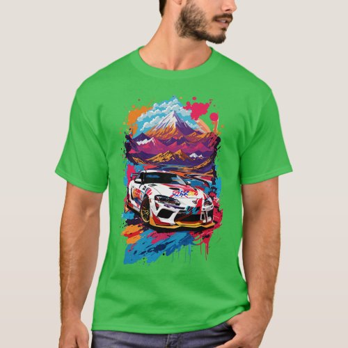 Toyota Supra sports car T_Shirt